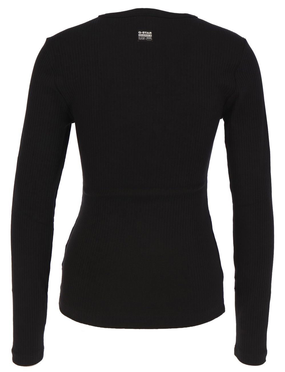 G-STAR RAW DENIM SLIM RIB 2.0 L/S Damen Longsleeve